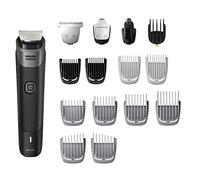 Philips Norelco Multigroom Series 5000 18 piezas, cara de barba, cabello, recortadora de pelo corporal para hombres, sin aceite de hoja MG5910/49