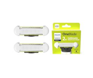 Philips Norelco QP229/80 - Cuchilla de repuesto íntima original OneBlade (2 unidades)