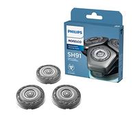 Philips Norelco SH91/52 - Cabezales de afeitado de repuesto originales compatibles con Norelco Shaver Series S9000 y 9000 Prestige, última versión para refrescos SH90/70, SH98/70 y SH98/80
