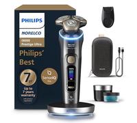 Philips Norelco Shaver i9000 Prestige Ultra, afeitadora eléctrica en seco y húmedo, pizarra oscura, tecnología SenseIQ Pro, sistema de triple elevación y corte, cuchillas de precisión NanoTech