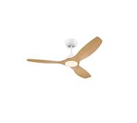 Philips olas plafón ventilador 30w + luz led 24w blanco/madera