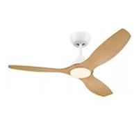 PHILIPS Olas | Ventilador de techo 132cm Blanco/Madera Led 24 W