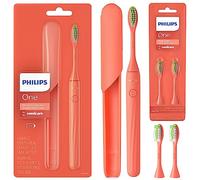 Philips One by SONICARE BD1001/AZ - Cepillo de dientes con batería, paquete de cabezal de cepillo, Miami Coral,