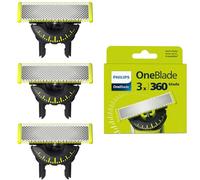 Philips OneBlade Original 360 cuchillas, compatibles con todos los mangos OneBlade y Pro, 3 unidades (modelo QP430/60)