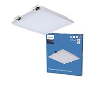 Philips - Panel LED empotrable ProjectLine 15W, Luz blanca natural 4000k, 1200 lm 30x30cm