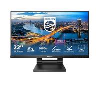 PHILIPS Pantallas Marca Modelo B Line 222B1TC - Monitor a LED - 22" (21.5" visualizzabile) - Touchscreen - 1920 x 1080 Full HD (1080p) @ 75 Hz - IPS - 250 CD/m² - 1000:1-4 ms