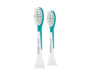 Philips Paquete de 2 cabezales de cepillo sónicos estándar - 2 pieza(s) - Azul - Blanco - Medio - Caucho
