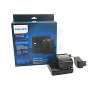 Philips Paquete de batería y cargador de batería de iones de litio para aspiradora inalámbrica en seco y húmedo AquaTrio 9000 Series (XV1797/01), color negro