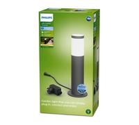 Philips - Pedestal de exterior GardenLink 24W Luz cálida 2700k - kit de extensión Pedestal + cableado, protección IP44
