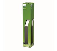 PHILIPS - Pedestal Splay, lámpara LED de exterior, color antracita, luz blanca neutra, 12W