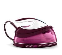 Philips PerfectCare GC7842/46 - Plancha de vapor compacta (400 g, 2400 W), color burdeos y blanco