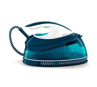 Philips PerfectCare Plancha Generadora de Vapor Compacta - Tecnología OptimalTEMP, 6.5 Bares, Golpe de Vapor 400 g, 120 g/min, Autoapagado, Tamaño Compacto, Suela Special, Color Azul (GC7844/20)