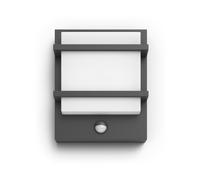 Philips myGarden Petronia - Lámpara LED de Pared con Sensor de Movimiento para jardín, Patio y Exterior, 2700 K, Color Antracita