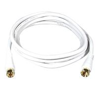 Philips PH61235 - Cable coaxial RG6 estándar (blanco) - 6 pies