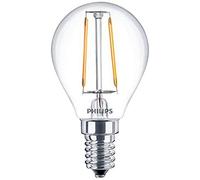 Philips PHI929001180201 - Esférica LED, 2,5 W, casquillo E14, no regulable, color blanco