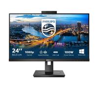 Philips Philips 243B1JH Monitor USB-C Full HD 24 Monitor profesional de 23,8 pulgadas con base USB-C, webcam integrada y panel IPS Full HD para puestos de