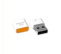 Philips Pico Edition - Memoria USB 2.0 de 128 GB ultra pequeña para PC, portátil, ordenador, Smart TV, audio del coche y más lecturas de hasta 25 MB/s