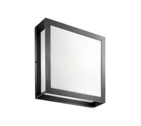 PHILIPS Lámpara de pared exterior / lámpara de techo Max 2 x 14 W, lámpara exterior resistente al agua IP44, lámpara de pared exterior antracita, moderna lámpara de pared para exteriores, casquillo