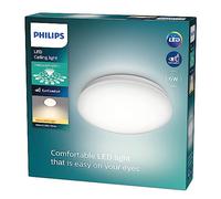 Philips Plafón LED de Techo Philips Moire, 6W, 600 Lúmens, Luz Cálida 2700k, 22 cm Diámetro