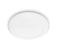 Philips - Plafón Philips Cinnabar, lámpara LED de techo de interior, color blanco, luz blanca cálida, 2700K - 17W