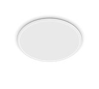 Philips - Plafón Philips Superslim, lámpara LED de techo funcional, color blanco, luz blanca cálida regulable, 27K - 22W