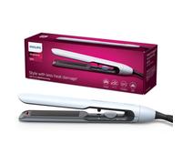 Philips Plancha de pelo serie 5000 con Tecnología ThermoShield, Iones, Placas de 105mm de Largo Flotantes con Aceite de Argan, 50% más rapida, BHS530/00, Malva
