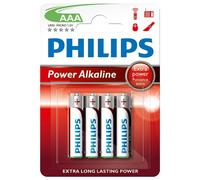 Philips Power AAA/LR03/MN2400 Pilas Alcalinas (4 unidades)