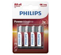 Philips Power Alkaline Pilas AA LR6 Pack 4