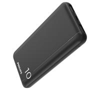 Philips powerbank de 10000mah con puertos de entrada usb a y usb-c dua