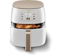 Philips Premium Airfryer XXL HD9870/20 Airfryer sin aceite, tecnología Smart Sensing, 2225 W, tecnología de eliminación de grasa, tecnología Rapid Air, color blanco
