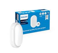 Philips ProjectLine LED para Montaje en Pared, 1400 lm, 4000 K, Sensor Integrado, Fácil Instalación, Interior/Exterior, Ovalada, Blanca
