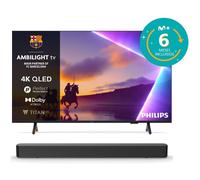 Philips QLED 85PUS8510 85" 4K Ambilight Smart TV Titan OS + Barra de Sonido TAB4000