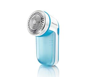 Philips Quitapelusas - para Todo Tipo de Prendas, Cuchilla de Alta Velocidad 8800 RPM, Compacto y Ligero, Depósito de Pelusas fácil de vaciar, Incluye 2 Pilas AA, GC026/00