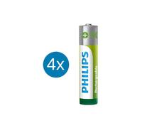 Philips R03B4RTU10 Batería 4 x tipo AAA NiMH 1000 mAh
