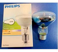 Philips R80 HALÓGENO Reflector ECO CLÁSICO E27 42W 2800K 25° DIMMABLE