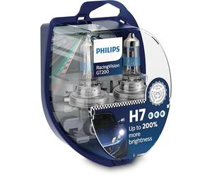 Philips RacingVision GT200 H7 bombilla para faros delanteros 200 Percentage, set de 2