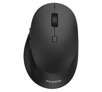 Philips Ratón Inalámbrica SPK7507B - Conexión Inalámbrico 2.4 GHz, 6 Botones, Sensor óptico Regulable (800-3200 PPP)