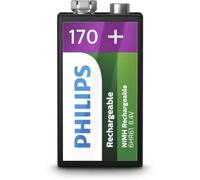 2 Philips Recargable 6HR61 8.4V Batería Nimh 1BL Baterías 170MAH Nuevo