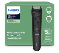 Philips Recortadora Todo En Uno series 3000, Kit 7 en 1, Afeitadora y cortapelos Hombre para Rostro y Pelo, Barba, Cuchillas Autoafilables suaves con la piel, 10 longitudes, MG3930/15