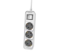 Philips regleta chp2134g/10 - regleta 3 tomas de corriente, cable 1.5
