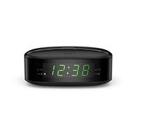 PHILIPS Reloj R3205/05 FM (Alarma Dual, Temporizador de Sueño, Diseño Compacto, Digital FM, Batería de Respaldo) - Modelo 2020/2021, Negro, Talla Única