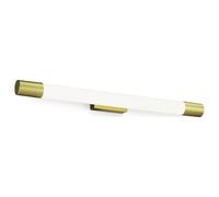 Philips Rover Luz de Espejo LED, redondo, 10W, 1500 lm, 2700K, Latón, IP44, Resistente al agua