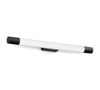 Philips Rover Luz de Espejo LED, redondo, 10W, 1500 lm, 2700K, Negro, IP44, Resistente al agua