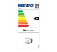 Philips 242S9JML Monitor de oficina - panel VA, ajuste de altura