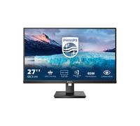 Philips 273S1 Monitor 27 Pulgadas FHD, 75Hz, IPS, 4 ms GtG, Adaptive Sync., Altura Ajustable, Altavoces (1920x1080, 1x HDMI 1.4, 1x DP 1.2, USB-Hub, USB-C), Negro