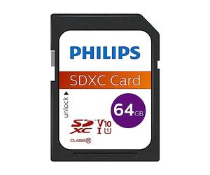 Philips SD C10, Tarjeta de Memoria SDXC de 64 GB