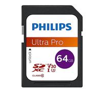 Philips SDXC Card/Tarjeta SDXC de Philips 64GB Clase, UHS-I U3, 4K