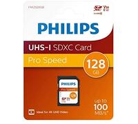 Tarjeta SD Philips FM12SD65B 128 GB Clase 10 UHS-I V30 Negra