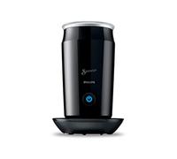 Philips SENSEO Espumador de Leche Eléctrico - 2 Capuchinos, Caliente y Frío, Antiadherente, Negro (CA6500/60)
