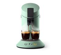 PHILIPS Senseo Original Plus cafetera de monodosis, Selección de Intensidad del Café, Tecnología Coffee Boost, Plástico Reciclado, Verde Desierto (CSA210/80)